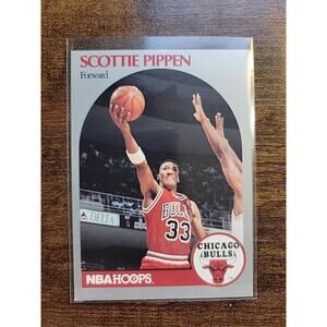 Scottie Pippen 1990-1991 NBA Hoops #69 - Chicago Bulls - NBA - Fresh Pull